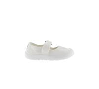 victoria Merceditas Unisex Respetuosas Barefoot Bosco Lona Tintada DREC & Tira Adherente 1370109 para Niños Blanco 33