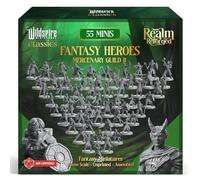 Mercenary Guild II - Héroes Esenciales - 55 Héroes, Personajes Jugadores, PNJ para Miniaturas DND a Granel I 28mm Dungeons Dragons D&D Miniaturas I Miniaturas DND D&D Figuras I Pathfinder, Daggerheart
