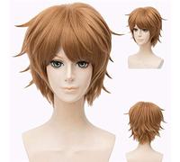Mercenary Naib Subedar Cosplay peluca Identity V Nabb disfraz jugar pelucas fiesta de Halloween Anime juego pelo 30Cm peluca marrón