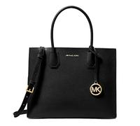 Mercer - bolsa de piel con diseño de acordeón, negro -, large