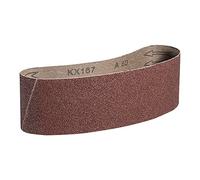 Mercer Industries 110060 - Bandas de lijado de óxido de aluminio premium, grano 60 (paquete de 10), 4 x 24 pulgadas