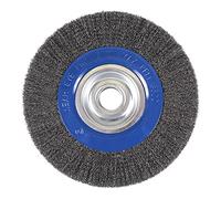 Mercer Industries 183040B - Rueda de alambre prensado de 10 x 1 x 2 pulgadas, 1/2 pulgada, 5/8 pulgadas. Acero al carbono 014