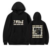 Merch María Becerra 7Vidas Song - Sudadera unisex con capucha, Negro, L