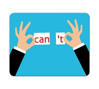 Merchandise for Fans - Alfombrilla para ratón con base de caucho, diseño de Stay Strong, BE Positive