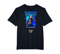 [Merchandising Exclusivo] Claudia Arenas Camiseta, Hombre Tallas Grandes, Negro, 2X Alto