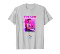 [Merchandising Exclusivo] Crespo Camiseta, Hombre, Plata, XXL