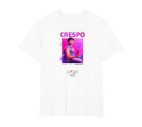 [Merchandising Exclusivo] Crespo Camiseta, Hombre Tallas Grandes, Blanco, 2X Alto