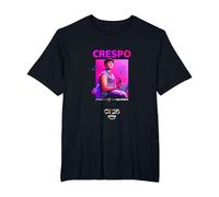 [Merchandising Exclusivo] Crespo Camiseta, Hombre Tallas Grandes, Negro, 2X Alto