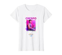 [Merchandising Exclusivo] Crespo Camiseta, Mujer, Blanco, XXL