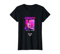 [Merchandising Exclusivo] Crespo Camiseta, Mujer, Negro, XXL