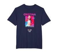 [Merchandising Exclusivo] Cristina Camiseta, Hombre Tallas Grandes, Azul Marino, 2X Alto