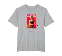 [Merchandising Exclusivo] Olivia Camiseta, Hombre Tallas Grandes, Gris Jaspeado, 2X Alto
