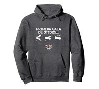 [Merchandising Exclusivo] Primera Gala de OT 2025 Sudadera con Capucha, Unisex para Adultos, Jaspeado Oscuro, XXL