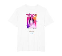 [Merchandising Exclusivo] TÉYOU Camiseta, Hombre Tallas Grandes, Blanco, 2X Alto