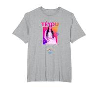 [Merchandising Exclusivo] TÉYOU Camiseta, Hombre Tallas Grandes, Gris Jaspeado, 2X Alto