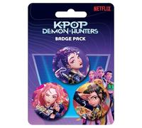 Merchandising K-Pop Demon Hunters: K-Pop (Badge Pack / Spille 3 Pz)