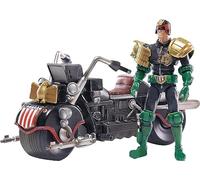 MERCHANDISING LICENCE Hiya Toys 2000 AD 1/18 Exquisito Mini Judge Dredd & Lawmaster MK 2 Set 10 cm