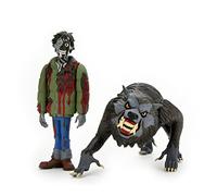 Set Figuras TOONY Terrors Jacks Y Kessler Wolf UN Lobo Americano EN Londres 15CM