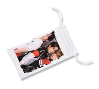 MERCHANDMANIA 1 Funda Bolsa Multiusos Album Cantantes Canciones BFF Double Take Gafas Dados rol Personalizada Color