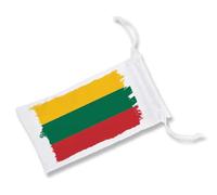 MERCHANDMANIA 1 Funda Bolsa Multiusos Bandera Lituania Pais Gobierno lituano Gafas Dados rol Personalizada Color