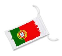 MERCHANDMANIA 1 Funda Bolsa Multiusos Bandera Portugal Pais Gobierno portugués Gafas Dados rol Personalizada Color