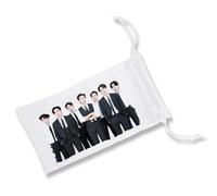MERCHANDMANIA 1 Funda Bolsa Multiusos BTS KPOP Chicos 2025 Hold me Tight outro Tear Gafas Dados rol Personalizada Color