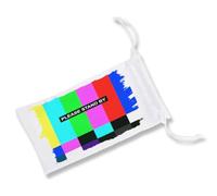 MERCHANDMANIA 1 Funda Bolsa Multiusos Canal sin señal Retro Antiguo Antena analogica Gafas Dados rol Personalizada Color
