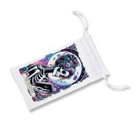 MERCHANDMANIA 1 Funda Bolsa Multiusos Carta Tarot Graciosa Meme Lector Libros Biblioteca Gafas Dados rol Personalizada Color
