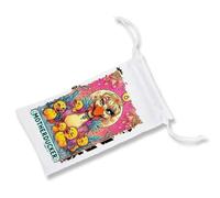 MERCHANDMANIA 1 Funda Bolsa Multiusos Carta Tarot Graciosa Meme Madre motherducker Gafas Dados rol Personalizada Color