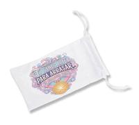 MERCHANDMANIA 1 Funda Bolsa Multiusos Frase Bonita motivadora Arte salero Vida Gafas Dados rol Personalizada Color