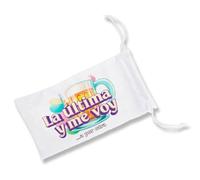 MERCHANDMANIA 1 Funda Bolsa Multiusos Frase Graciosa Cerveza Bebida Chiste Amigos Gafas Dados rol Personalizada Color