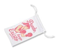 MERCHANDMANIA 1 Funda Bolsa Multiusos Frase Gym Gimnasio Deporte Feminismo Puedo Luego Existo Gafas Dados rol Personalizada Color