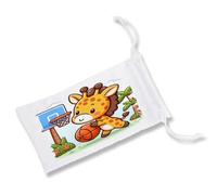 MERCHANDMANIA 1 Funda Bolsa Multiusos girafa Jugador Animal Deporte Baloncesto Gafas Dados rol Personalizada Color