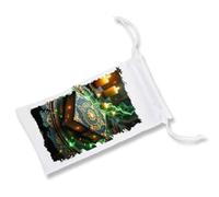MERCHANDMANIA 1 Funda Bolsa Multiusos Libro espiritus Naturaleza Salvaje Magia magico Gafas Dados rol Personalizada Color