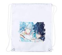 MERCHANDMANIA 1 Mochila de cuerdas anime Tsue to Tsurugi no Wistoria personajes magia playa piscina picnic excursion personalizada