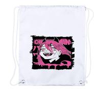 MERCHANDMANIA 1 Mochila de Cuerdas Antisocial Chain Power Logo Girl Man Metal gotico Playa Piscina Picnic Excursion Personalizada