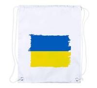 MERCHANDMANIA 1 Mochila DE Cuerdas Bandera de Ucrania Unidad Patria Paz Gobierno nacion Playa Piscina Picnic Excursion Personalizada