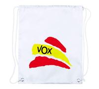 MERCHANDMANIA 1 Mochila DE Cuerdas Bandera ESPAÑA Partido VOX Playa Piscina Picnic Excursion Personalizada