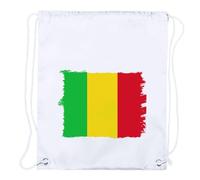 MERCHANDMANIA 1 Mochila DE Cuerdas Bandera Mali Pais Gobierno malí maliense Playa Piscina Picnic Excursion Personalizada