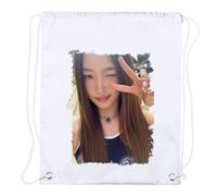 MERCHANDMANIA 1 Mochila de Cuerdas Chica Tia Grupo Cantantes Let me Tell You Playa Piscina Picnic Excursion Personalizada