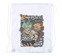 MERCHANDMANIA 1 Mochila de cuerdas doctor dr stone senku desayuno piedra cereales gracioso playa piscina picnic excursion personalizada