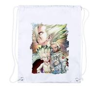 MERCHANDMANIA 1 Mochila de Cuerdas dr Stone Anime senku Padre Astronauta Luna Playa Piscina Picnic Excursion Personalizada