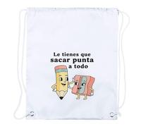 MERCHANDMANIA 1 Mochila de Cuerdas Frase Graciosa Novios Pareja Amistad Chiste Playa Piscina Picnic Excursion Personalizada