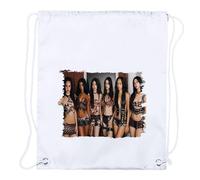 MERCHANDMANIA 1 Mochila de cuerdas grupo mundial cantantes love was a trap playa piscina picnic excursion personalizada
