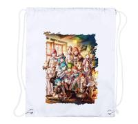 MERCHANDMANIA 1 Mochila DE Cuerdas mushoku Tensei rudeus silphiette eris Roxy Playa Piscina Picnic Excursion Personalizada