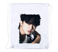 MERCHANDMANIA 1 Mochila DE Cuerdas StrayKids Personaje KPOP Cantante 2025 Changbin Playa Piscina Picnic Excursion Personalizada