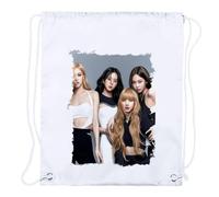 MERCHANDMANIA 2 Mochilas DE Cuerdas Cantantes KPOP Blackpink How You Like That Pink Venom Playa Piscina Picnic Excursion Personalizada