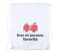 MERCHANDMANIA 2 Mochilas de Cuerdas Frase Bonita Amor San Valentin Aniversario Novio Novia Pareja te Quiero Playa Piscina Picnic Excursion Personalizada