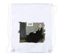 MERCHANDMANIA 2 Mochilas de cuerdas James Abbott McNeill Whistler, Arreglo en gris y negro playa piscina picnic excursion personalizada