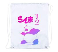 MERCHANDMANIA 2 Mochilas DE Cuerdas Ranma 1/2 Serie Oso Panda genma Saotome Playa Piscina Picnic Excursion Personalizada